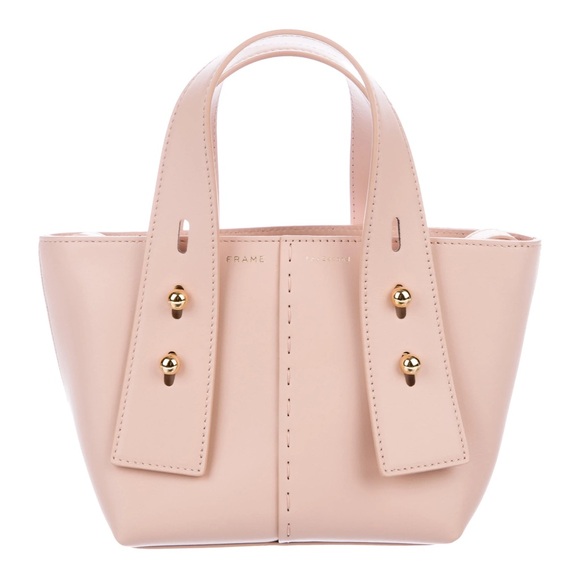 Frame Denim Handbags - Frame Les Second Mini Bag Blush Light Pink with Removable Long Crossbody Strap